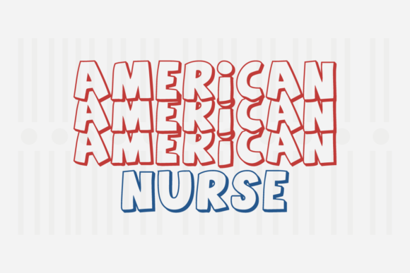 American Nurse 4th of July SVG for Crafts & Graphics