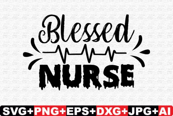 Blessed Nurse SVG: Graphics for Crafts & Branding