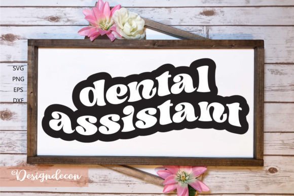Dental Assistant Retro SVG for Crafts & Graphics