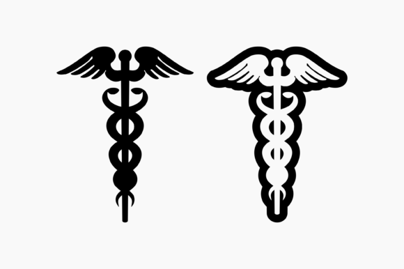 Medical Symbol - Caduceus: Graphics for Crafts
