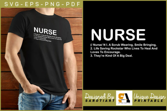 Nurse Definition SVG: Graphics for Crafts