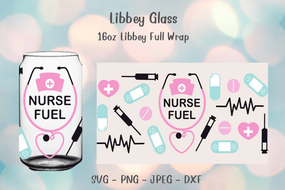 Nurse Fuel SVG: Graphics for Crafts