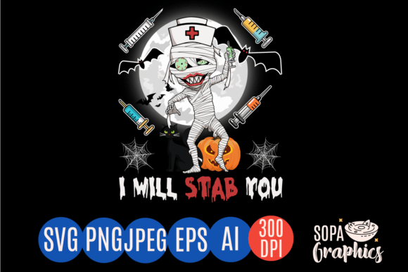 Nurse Halloween Pumpkin Zombie Svg Graphics Crafts
