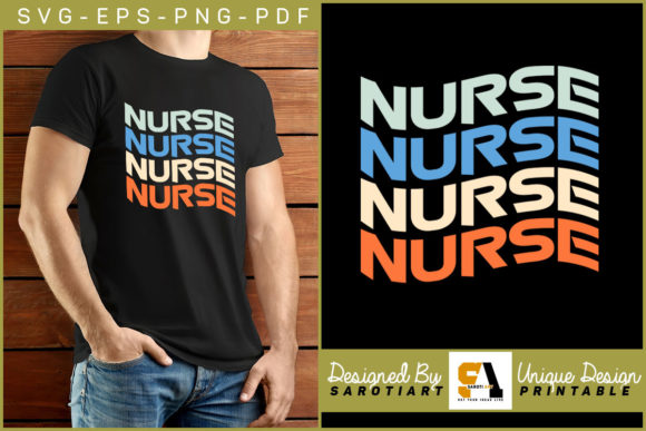 Nurse Retro SVG for Crafts & Graphics