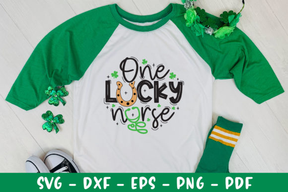 One Lucky Nurse SVG: Graphics for Crafts