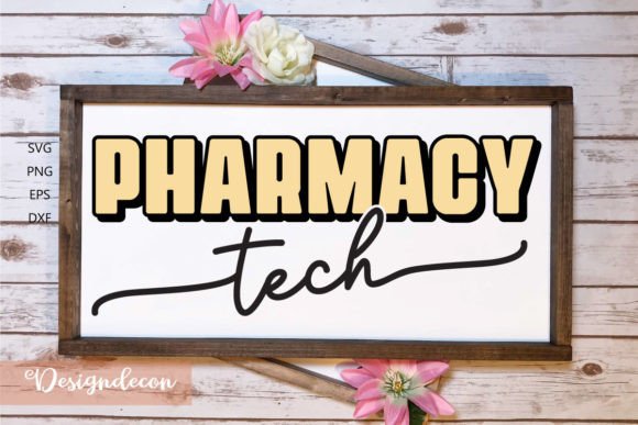Pharmacy Tech Retro SVG: Graphics for Crafts