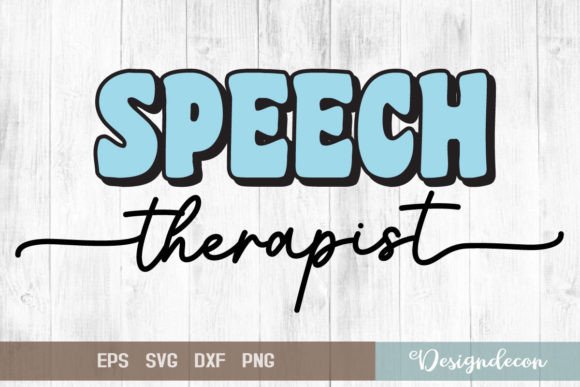 Retro Speech Therapist SVG for Crafts & Graphics